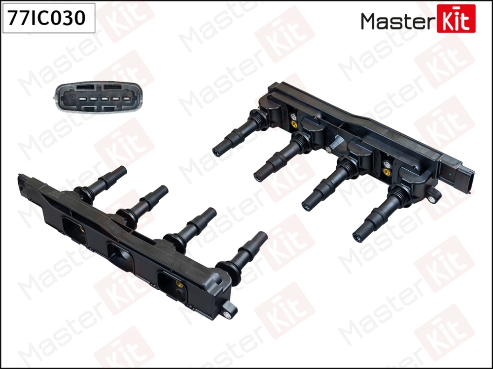 MASTERKIT 77IC030 Катушка зажигания OPEL ASTRA G/H 1.8 77IC030
