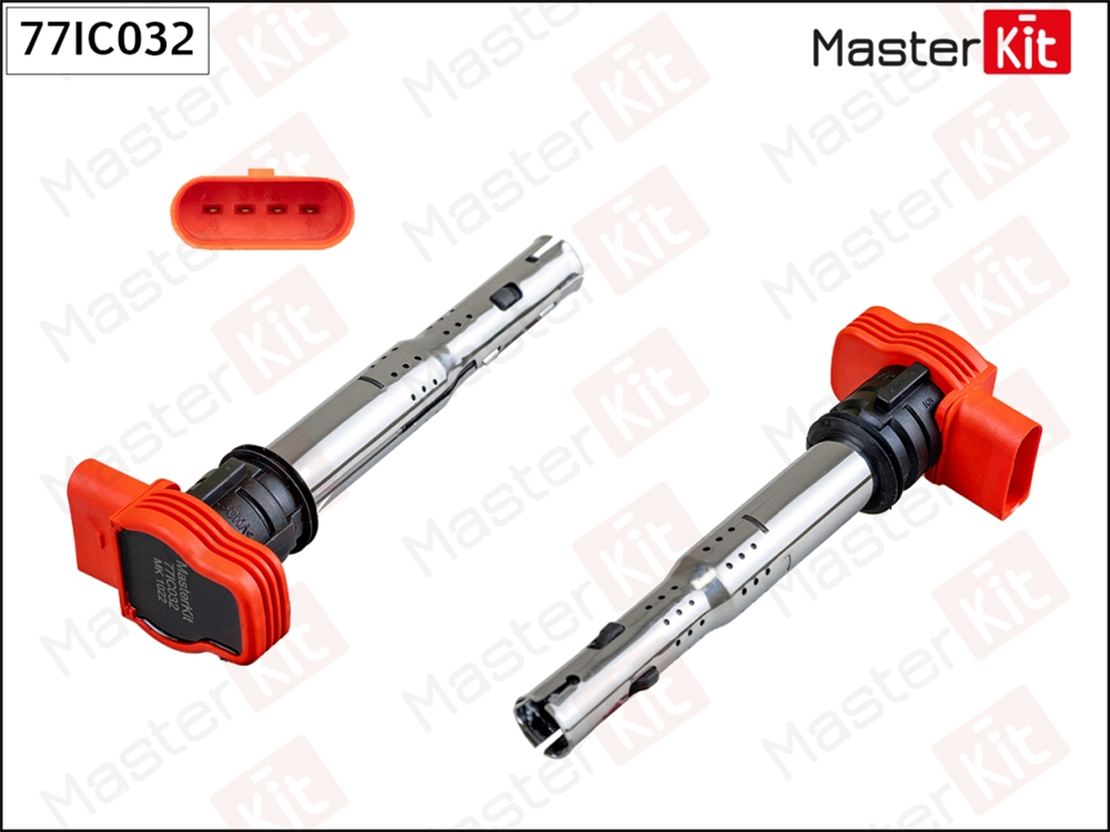MASTERKIT 77IC032 Катушка зажигания AUDI A4/A6/A8/Q7 2.0-4.2 04-08 77IC032
