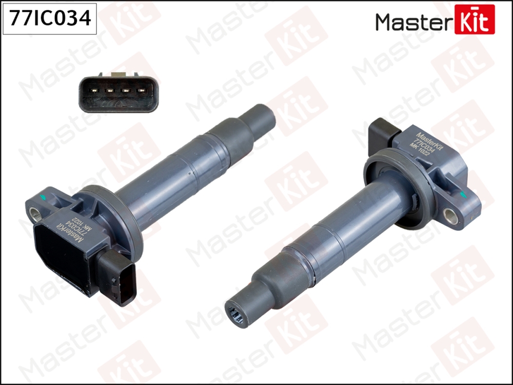 MASTERKIT 77IC034 Катушка зажигания toyota auris, corolla 07->