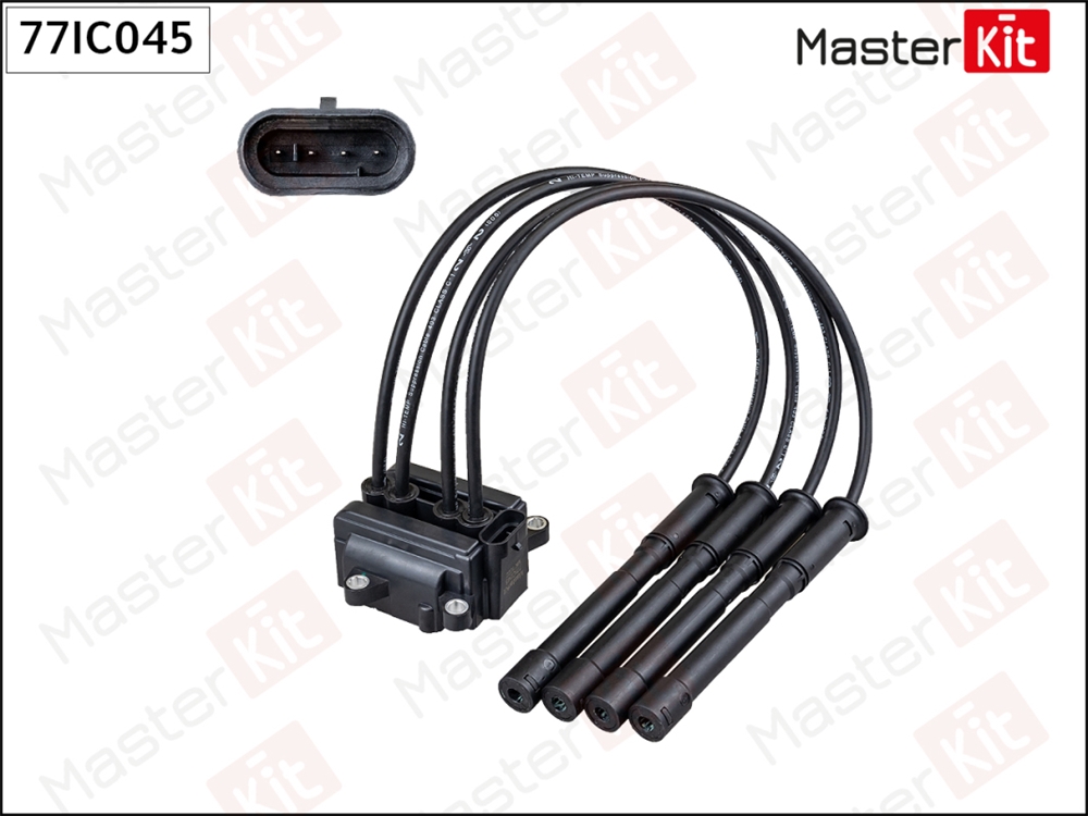 MASTERKIT 77IC045 Катушка зажигания Renault Clio IV(BH ),Sandero II,Symbol II(LU1/2 ) 08-