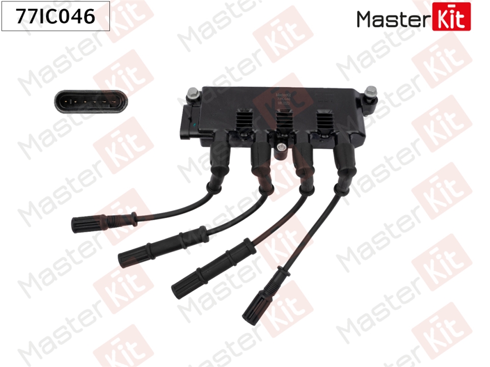MASTERKIT 77IC046 Катушка зажигания Fiat 500(312 ),Doblo(119 ,223 ) 01-,Ford Ka(RU8) 08-