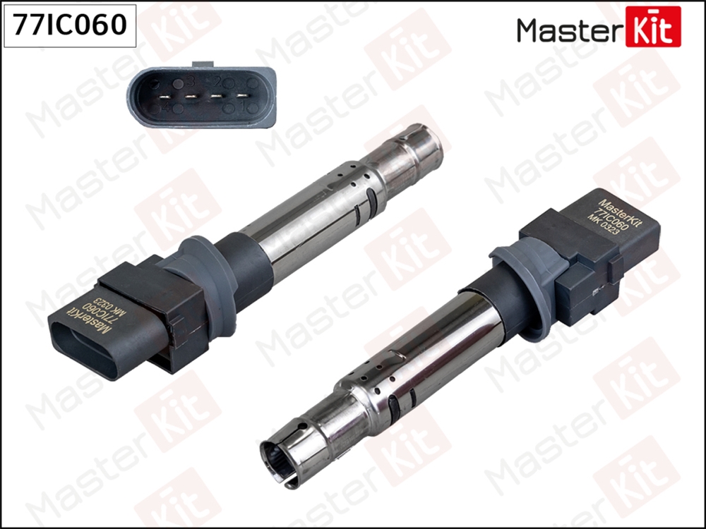 MASTERKIT 77IC060 Катушка зажигания AUDI Q7, VW TOUREG 3.6 77IC060