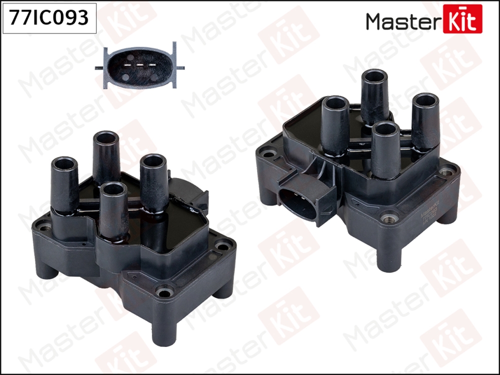 MASTERKIT 77IC093 Катушка зажигания FORD FOCUS II, MONDEO III 77IC093