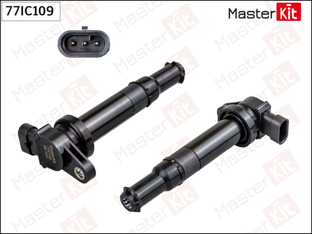 MASTERKIT 77IC109 Катушка зажигания Hyundai Grandeur(TG),Santa Fe II(CM) 03-,Kia Magentis(MG) 05-