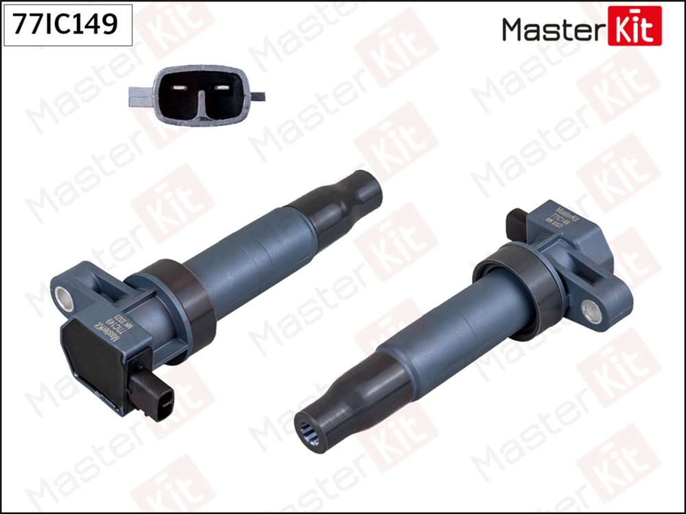 MASTERKIT 77IC149 77IC149 Катушка зажигания  HYUNDAI SANTA FE, KIA SORENTO 2.4 09->
