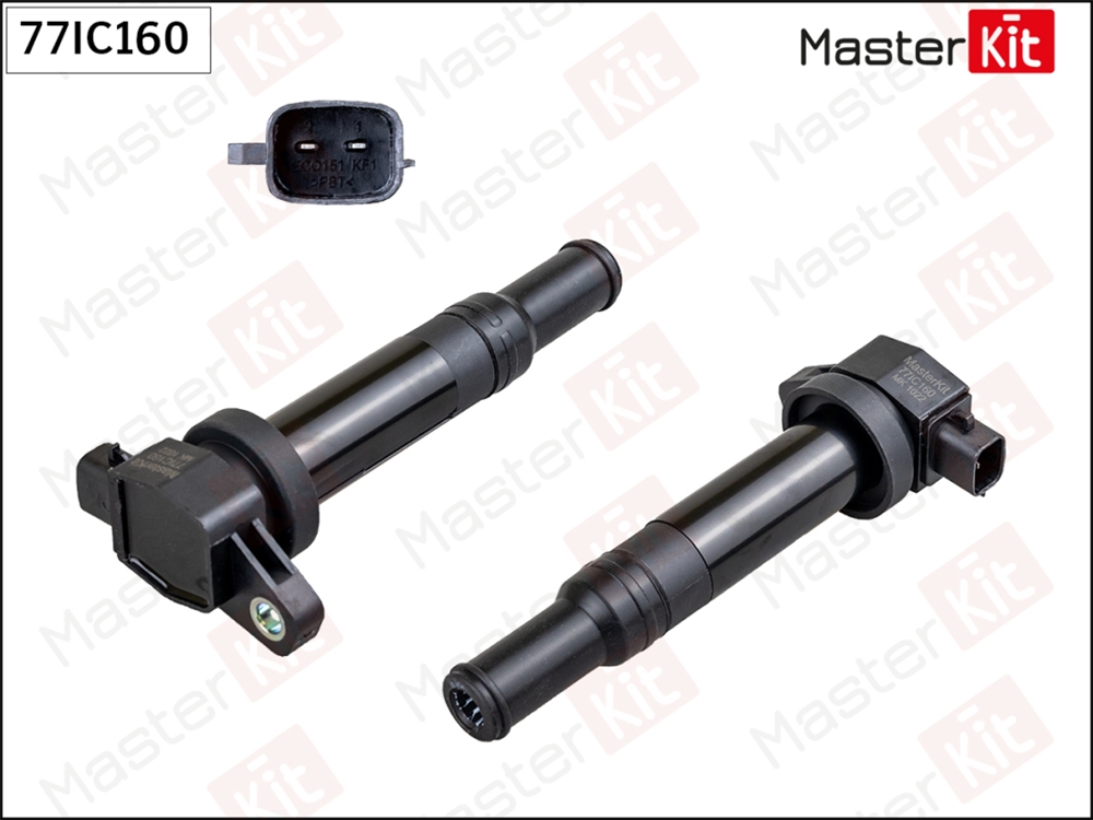 MASTERKIT 77IC160 Катушка зажигания HYUNDAI SANTA FE 2.7 77IC160