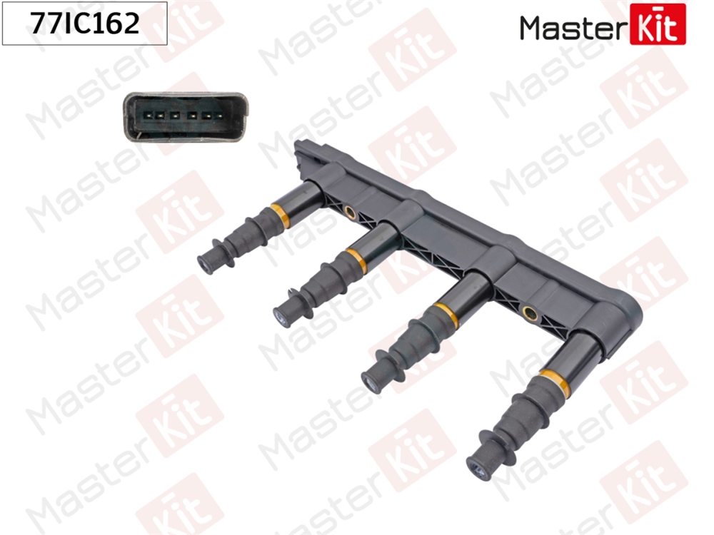 MASTERKIT 77IC162 Катушка зажигания Citroen C3 I(FC ,FN ),C4 02-,Peugeot 206,207,307 98-