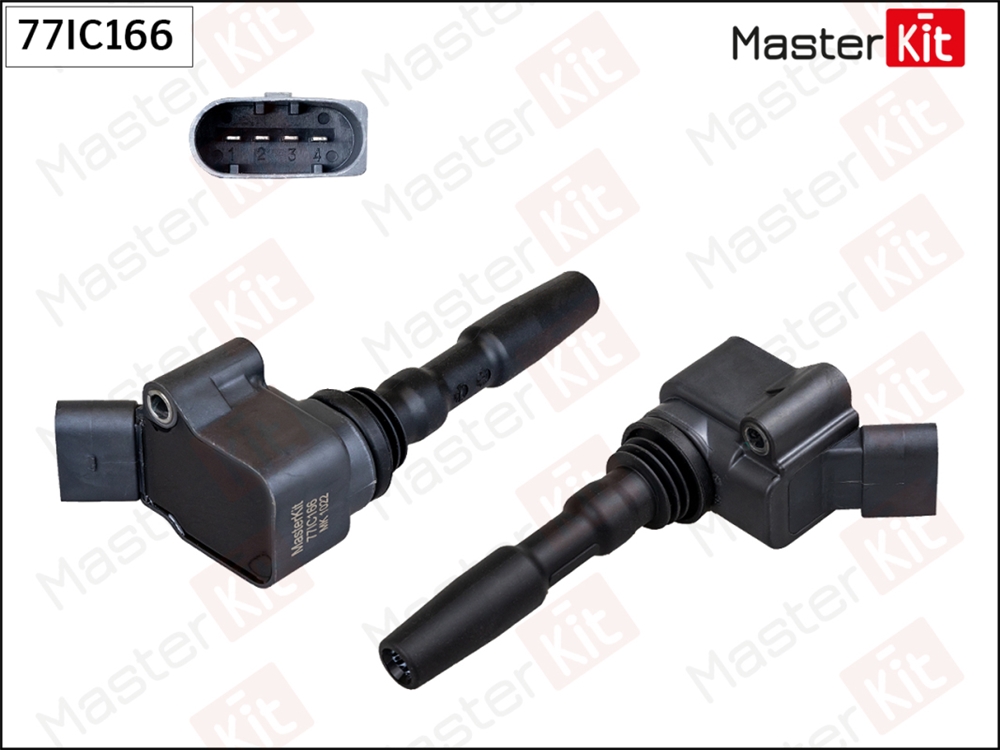 MASTERKIT 77IC166 Катушка зажигания AUDI A1/VW GOLF VII/JETTA 1.2/1.4 11-