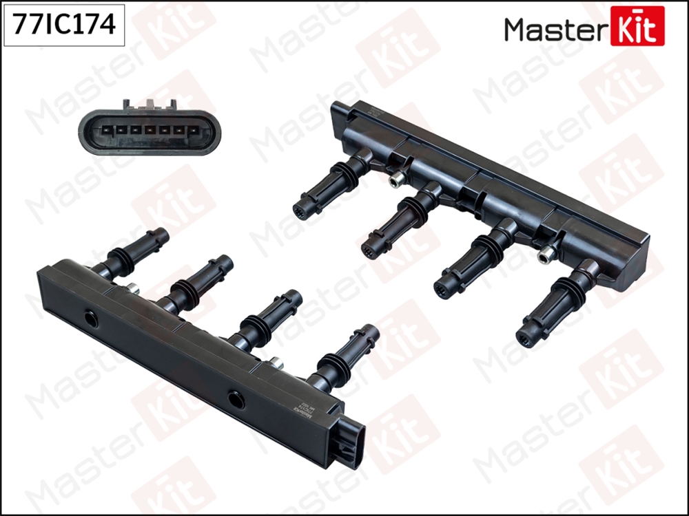 MASTERKIT 77IC174 Катушка зажигания Chevrolet Aveo(T300),Cruze(J300) 09-,Opel Astra J,Insignia A(G09) 08-
