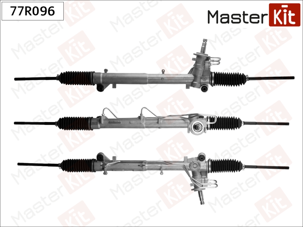 MASTERKIT 77R096 Рейка рулевая ford fiesta fusion v 01-09 mazda 2 03-07