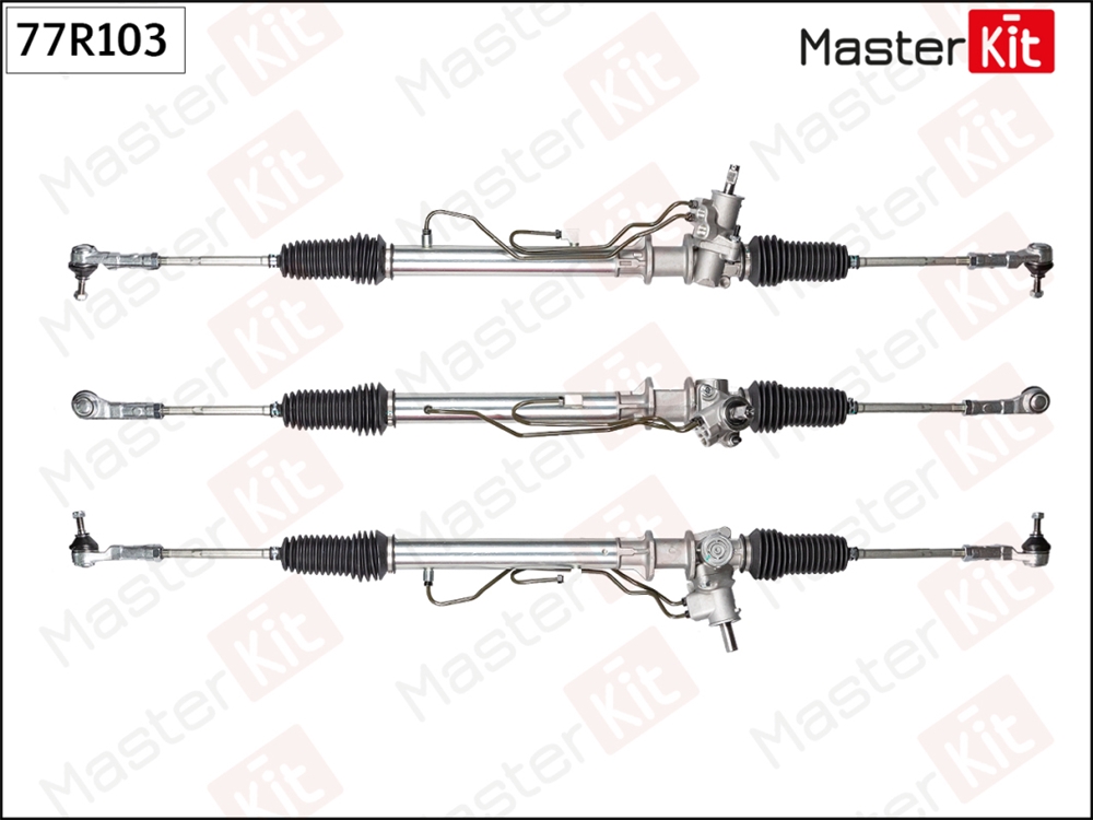 MASTERKIT 77R103 Рейка рулевая RENAULT Megane 1,6MPI (X64) 99 K7M 702