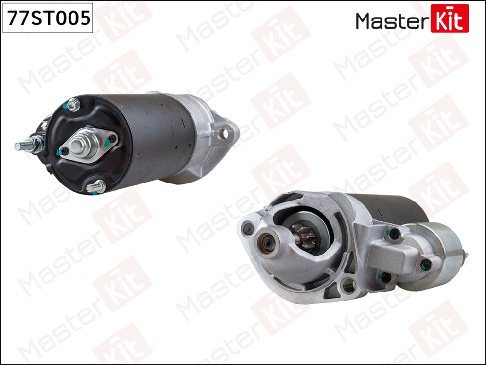 MASTERKIT 77ST005 Стартер Audi A4(8EC,B7) 04-08,Skoda Superb I(3U4) 01-08,VW Passat(3B3) 00-05 (1,8kW)