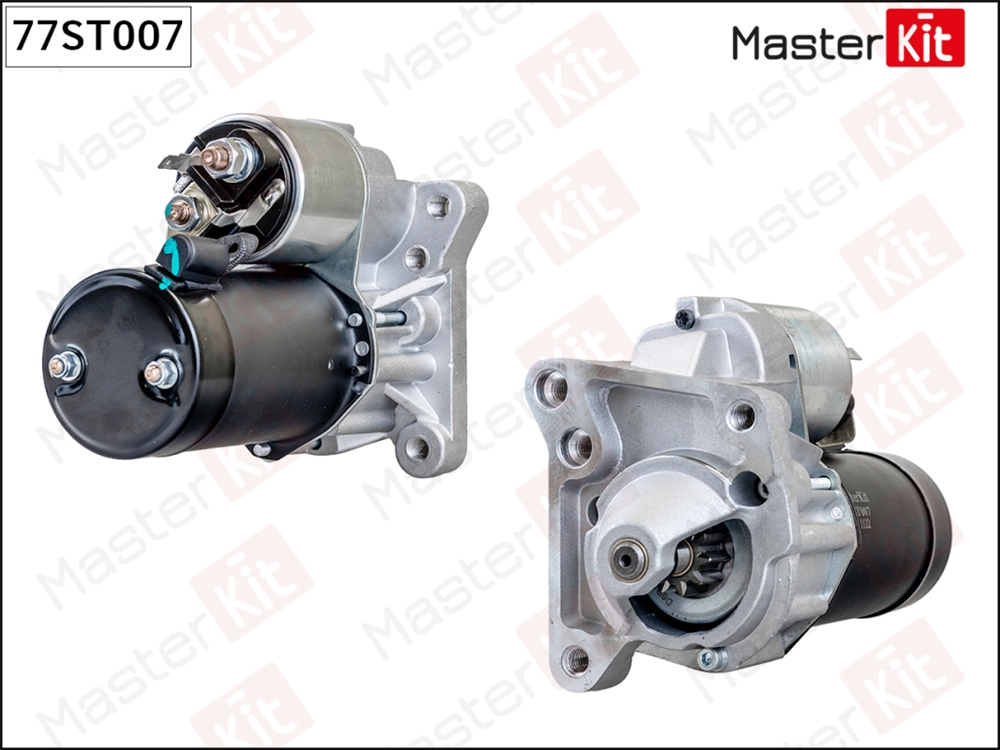 MASTERKIT 77ST007 Стартер RENAULT KANGOO 1.4i/1.6i 1,1кВт