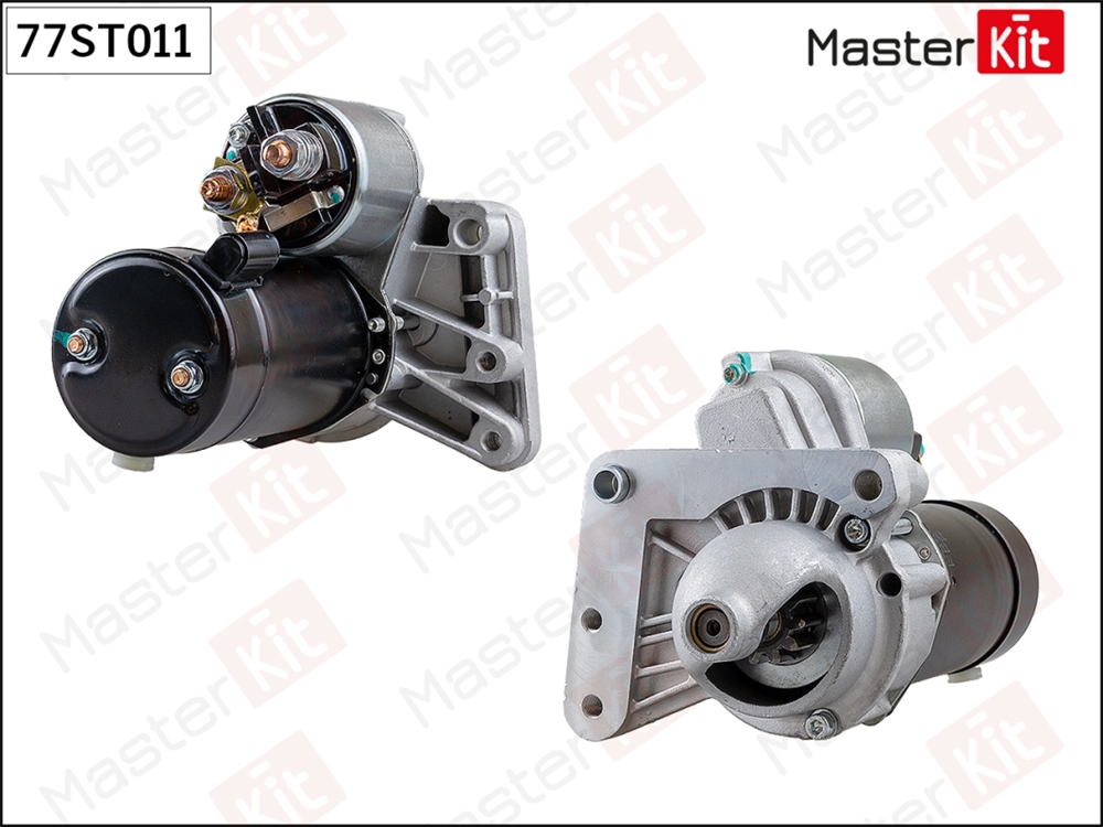 MASTERKIT 77ST011 Стартер Citroen C3 III(SX),C4 II(B7),C5 III(RD ) 08-,Peugeot 2008(CU ),206,308 00- (1,4kW)