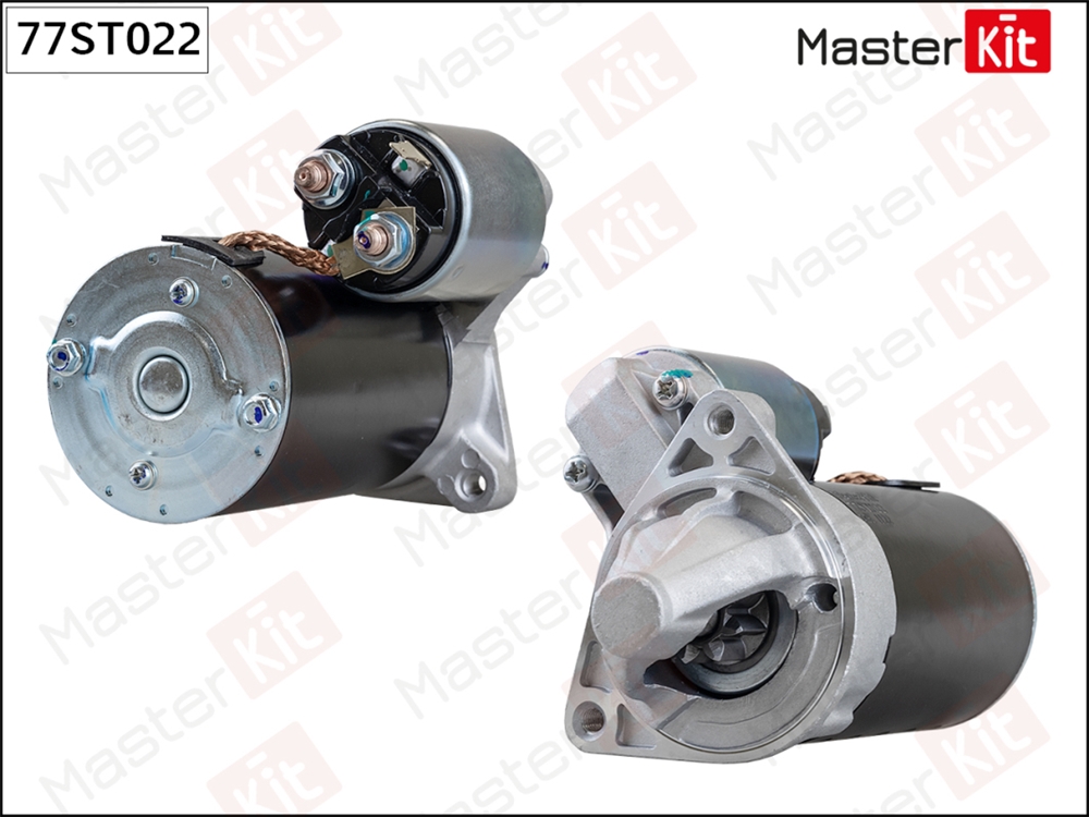MASTERKIT 77ST022 Стартер Hyundai Atos(MX),Getz(TB) 97-,Kia Picanto(SA) 04- (0,8kW)