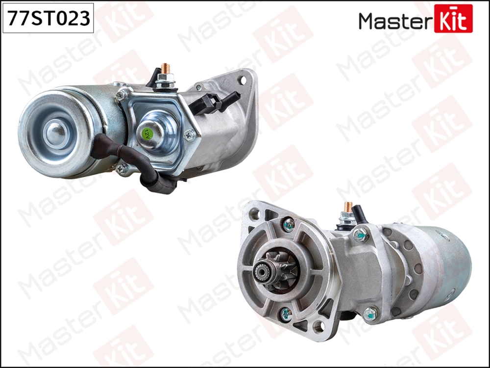 MASTERKIT 77ST023 Стартер  HYUNDAI SANTA FE/TRAGET 2.0CRDi (2kw) Masterkit