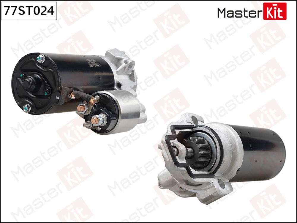 MASTERKIT 77ST024 Стартер FORD TRANSIT/CITROEN JUMPER/FIAT DUCATO/ BOXER 2.2-3.2 TDCI/HDI 06- 2кВт