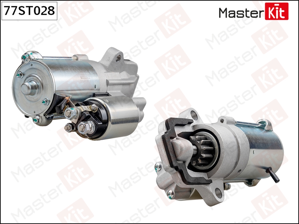 MASTERKIT 77ST028 Стартер Ford C-MAX(DM2),Focus C-MAX(DM2) 03-10 (1,2kW)