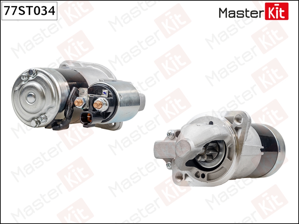 MASTERKIT 77ST034 Стартер HYUNDAI i30/KIA CEED/SOUL 1.2кВт