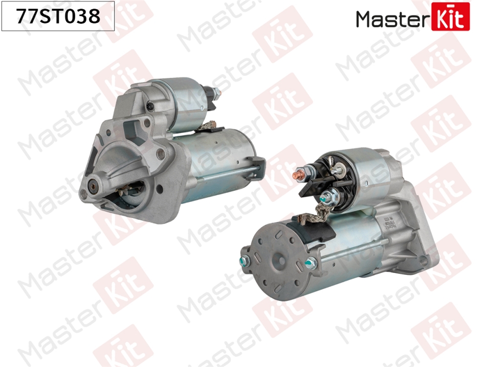 MASTERKIT 77ST038 77ST038 Стартер  RENAULT/NISSAN 1.5dci 1.4kw (1.4kw)