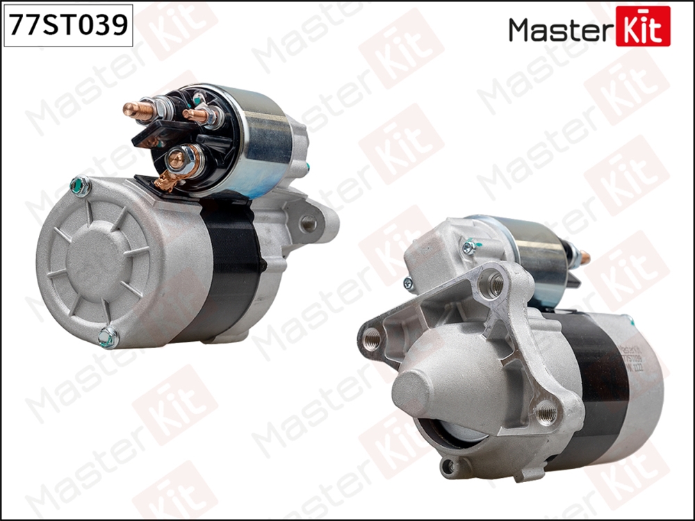 MASTERKIT 77ST039 Стартер Renault Fluence(L3 ),Logan I(LS ),Megane III,Scenic II(JM0/1 ) 03- (0,85kW)