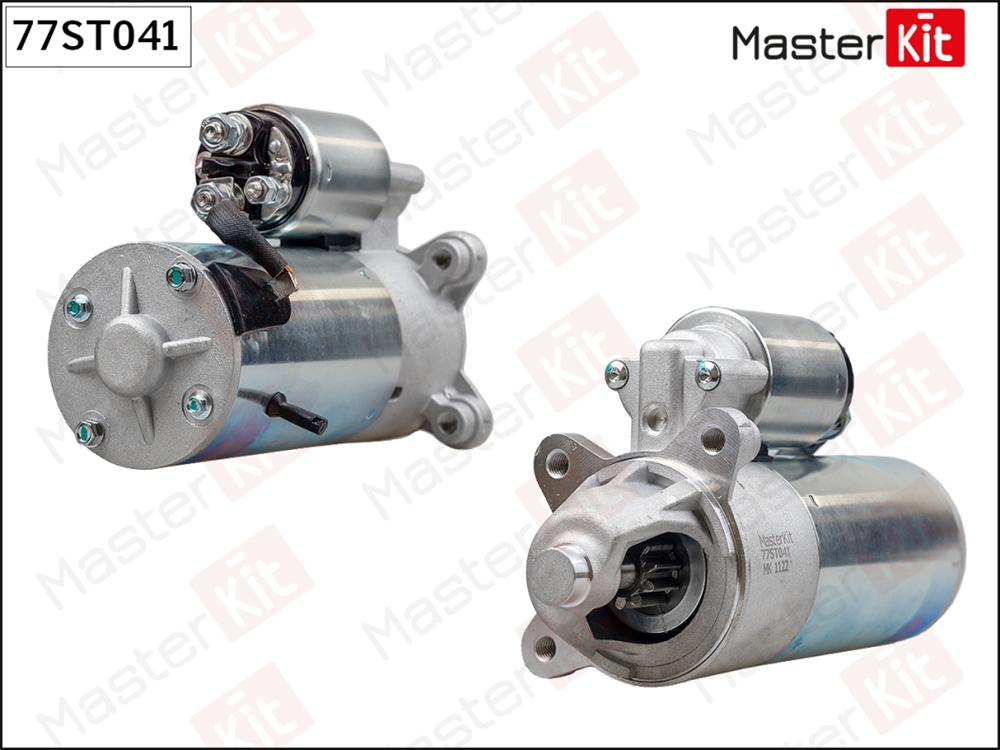 MASTERKIT 77ST041 Стартер FORD TOURNEO CONNECT TDCI 1.8 1.4кВт