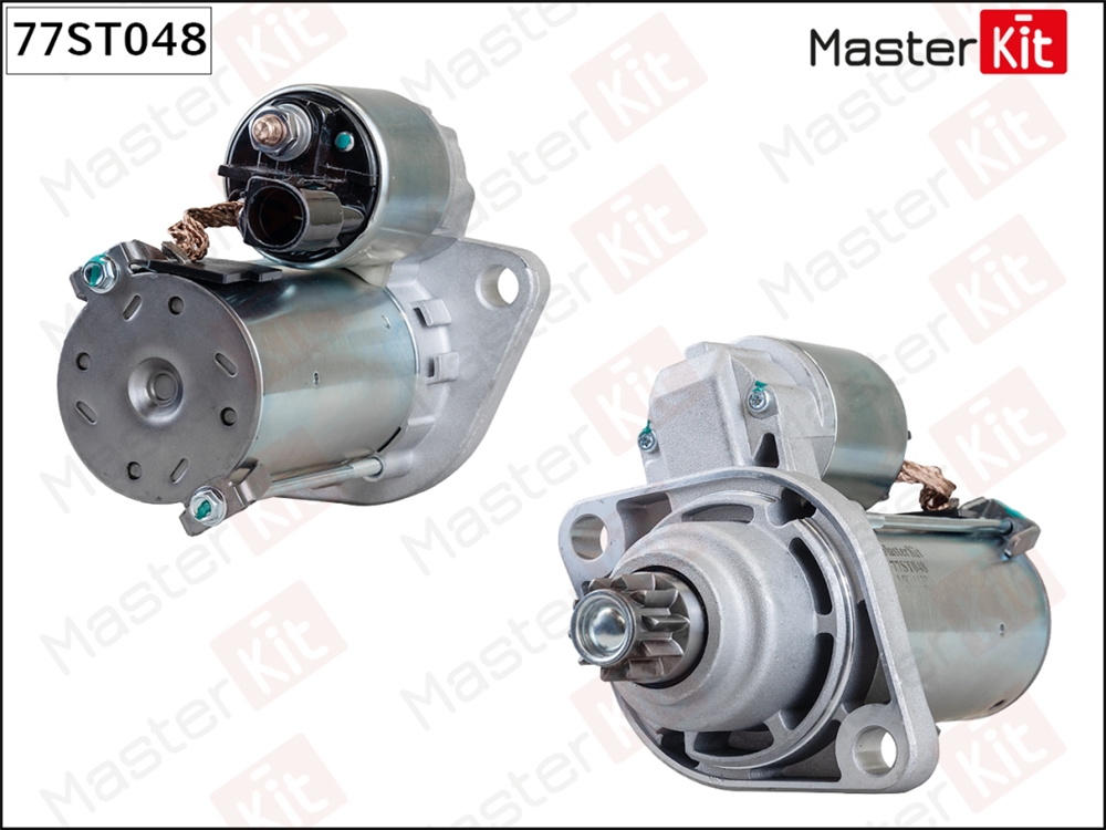 MASTERKIT 77ST048 Стартер  VW GOLF, JETTA, PASSAT 1.6-2.0 05-10 (1.1kw) Masterkit
