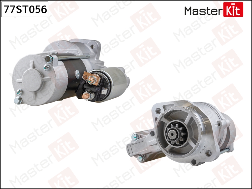 MASTERKIT 77ST056 Стартер Hyundai H-1(TQ) 08-,Kia Sorento I(JC) 02- (2,2kW)