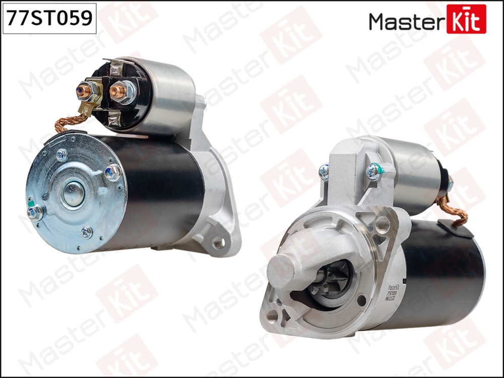 MASTERKIT 77ST059 Стартер Hyundai Accent III(MC),Getz(TB) 02-10,Kia Cerato I(LD) 04-07 (0,9kW)