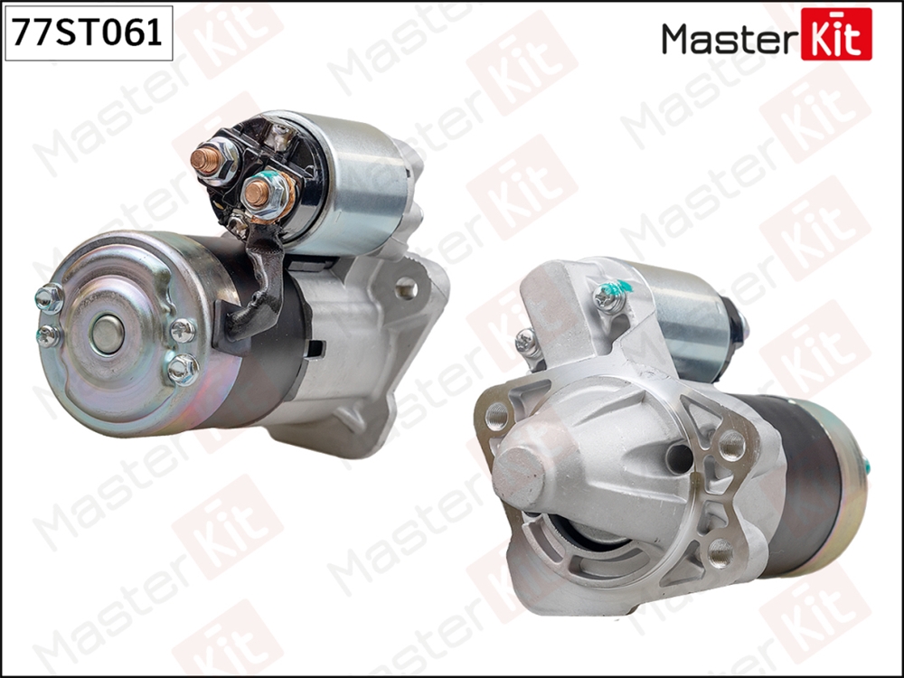 MASTERKIT 77ST061 Стартер  MAZDA 3 1.4/1.6 03-09 1kw (1kw) Masterkit