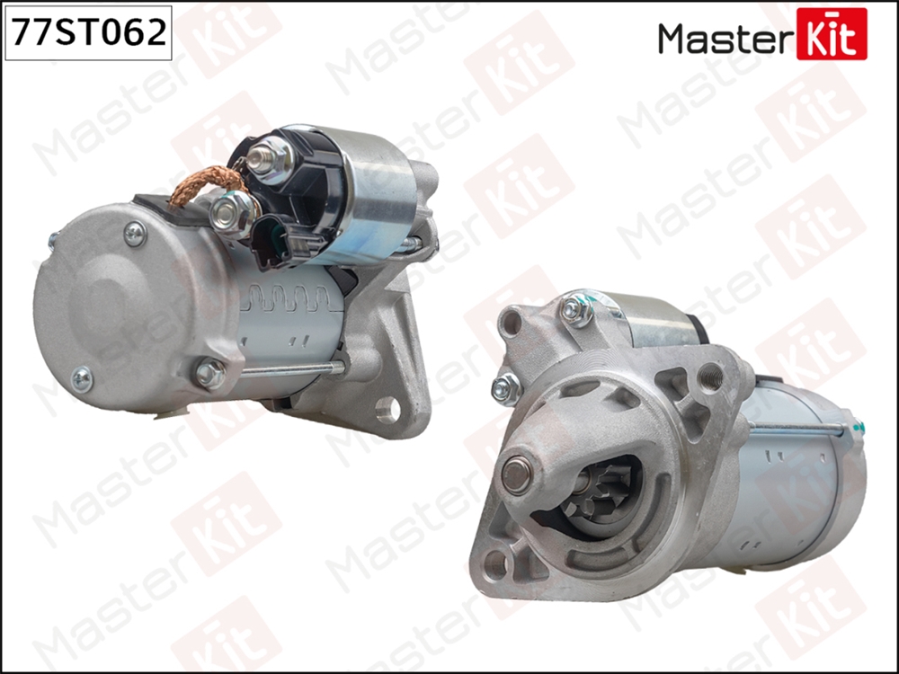 MASTERKIT 77ST062 Стартер TOYOTA AVENSIS 1.6/1.8 VVTI 03- 1.3кВт