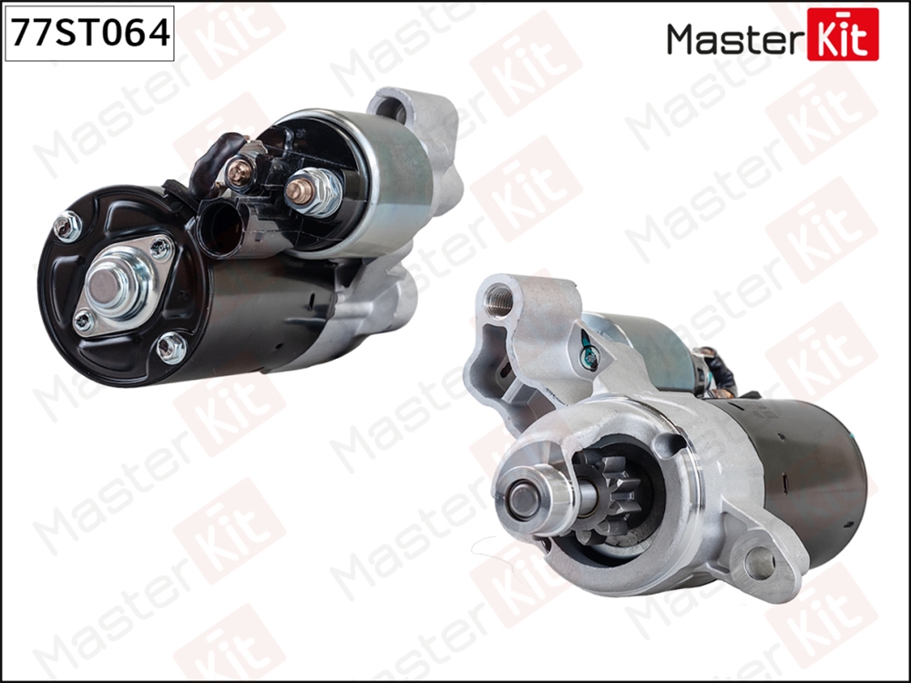 MASTERKIT 77ST064 Стартер AUDI A4/A5/Q5 1.8TFSI/2.0TFSI  1.1кВт.