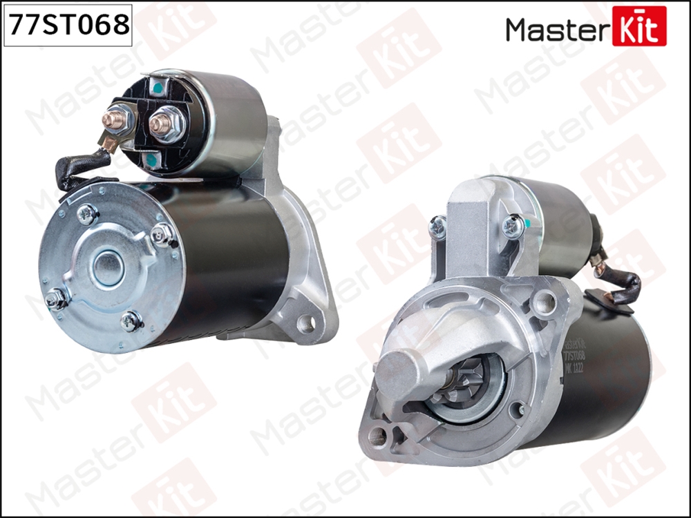 MASTERKIT 77ST068 Стартер Hyundai Accent II(LC),Matrix(FC) 99-10,Kia Cerato(LD) 04- (0,9kW)