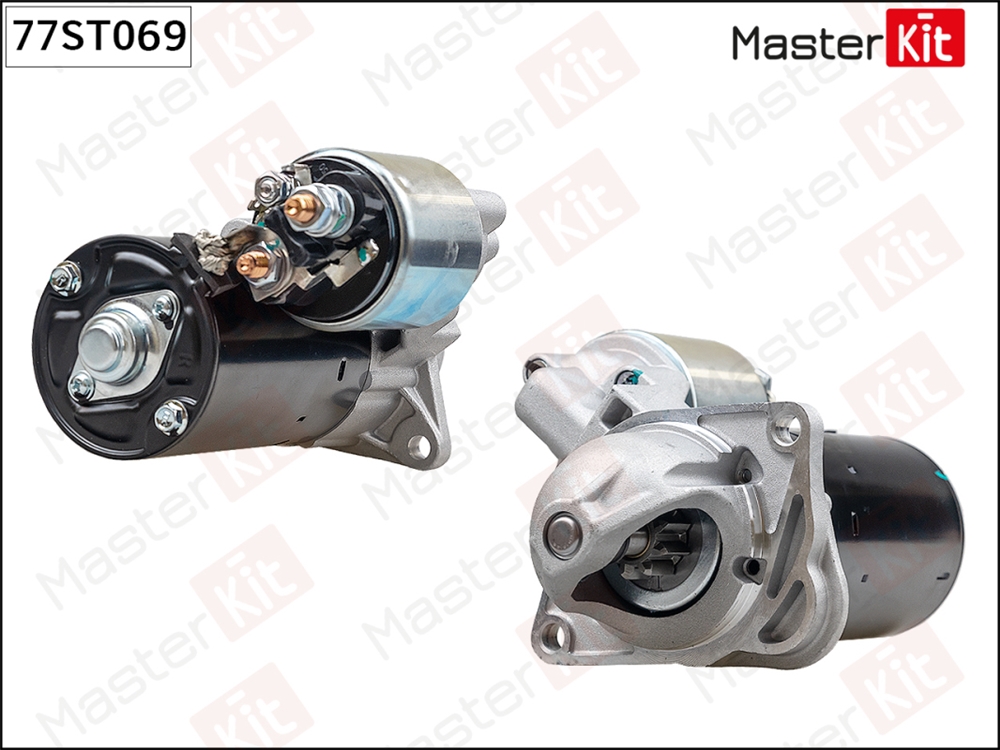 MASTERKIT 77ST069 Стартер Chevrolet Aveo(T300) 11-,Opel Astra J,Corsa D(S07),Mokka X(J13) 06- (1,1kW)