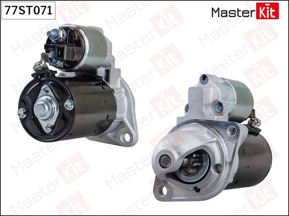 MASTERKIT 77ST071 Стартер BMW E81/87/90/60/F10/X50E70)/X6(E71) 1.2кВт