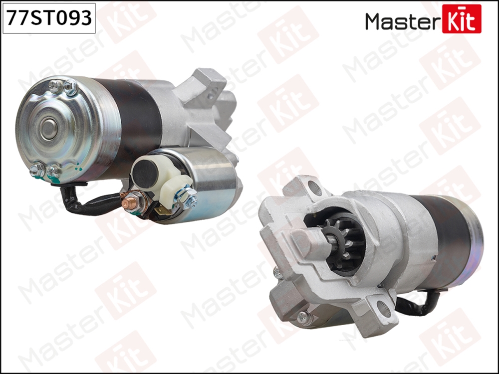 MASTERKIT 77ST093 Стартер Mazda 3(BK),5(CR19),6(GG,GY) 99-10 (1,0kW)