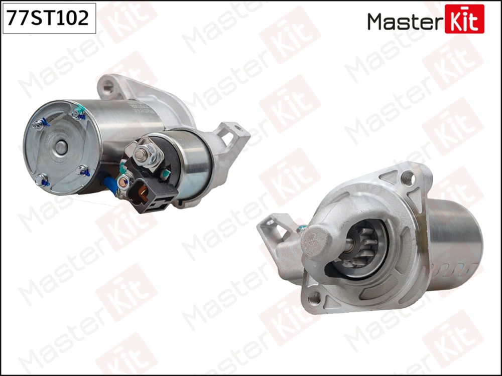 MASTERKIT 77ST102 77ST102 Стартер  HYUNDAI CRETA/SOLARIS, KIA RIO (0.9kw)