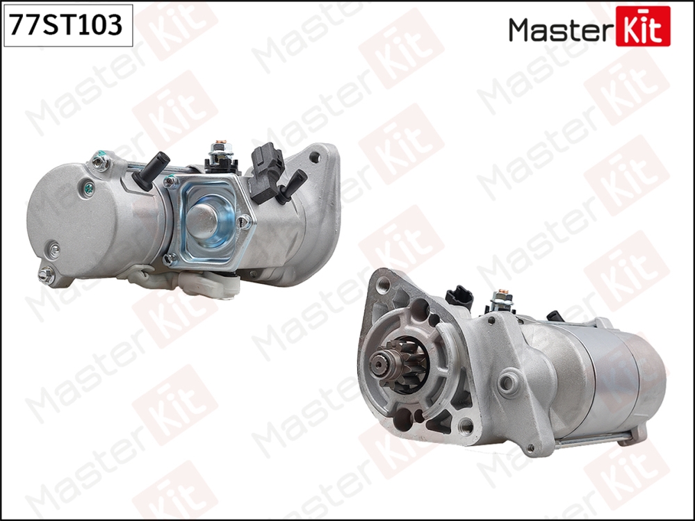 MASTERKIT 77ST103 Стартер Toyota 4Runner IV( N21 ),Land Cruiser Prado( J12 ) 02-10 (2,0kW)