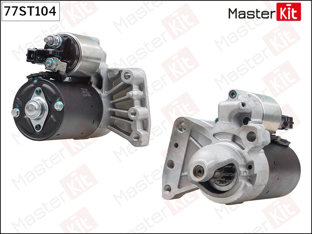MASTERKIT 77ST104 Стартер Citroen C4 II(B7),C5 III(RD) 08-,Peugeot 2008(CU),207,308,5008(0U ,0E ) 06- (0,9kW)