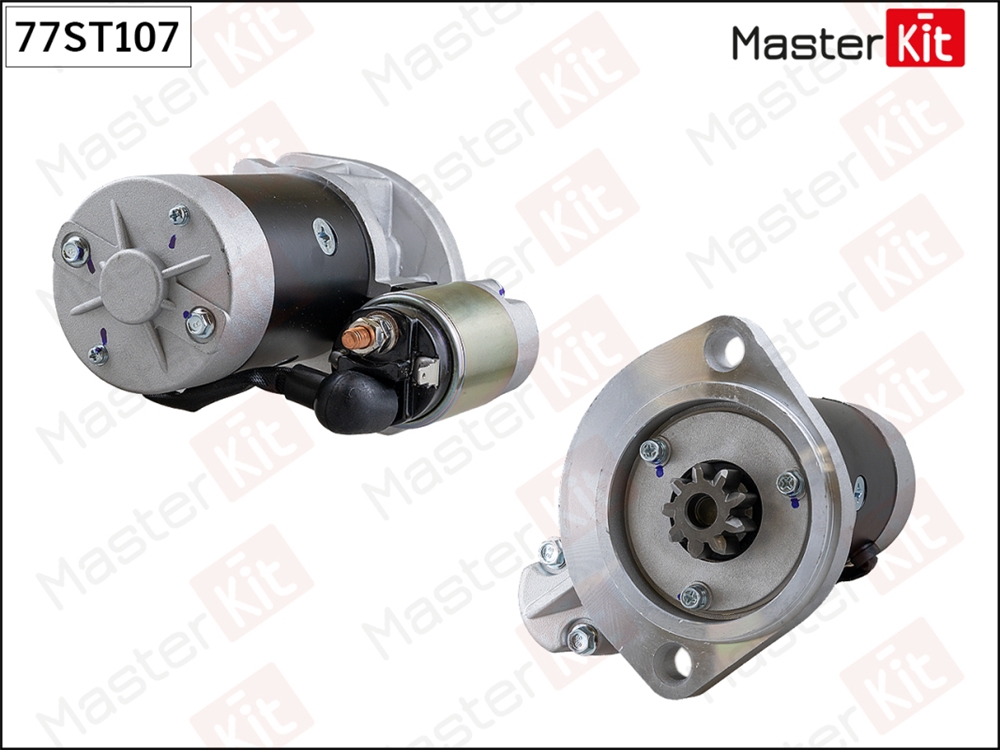 MASTERKIT 77ST107 Стартер Ford Maverick(U S) 93-98,Nissan Pathfinder II(R50),Terrano II(R20) 92-07 (2,0kW)
