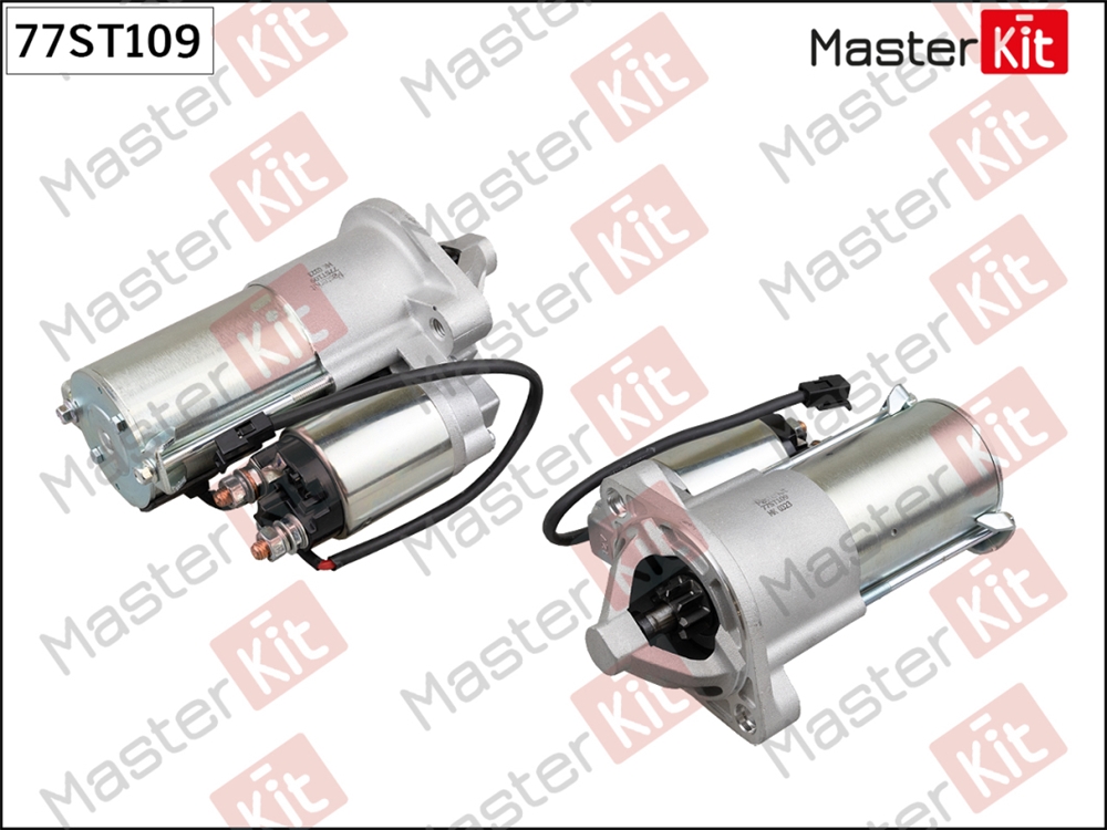 MASTERKIT 77ST109 Стартер Chery A5,Elara,Fora,Tiggo(T11),Tiggo 5 02- (1,4kW)