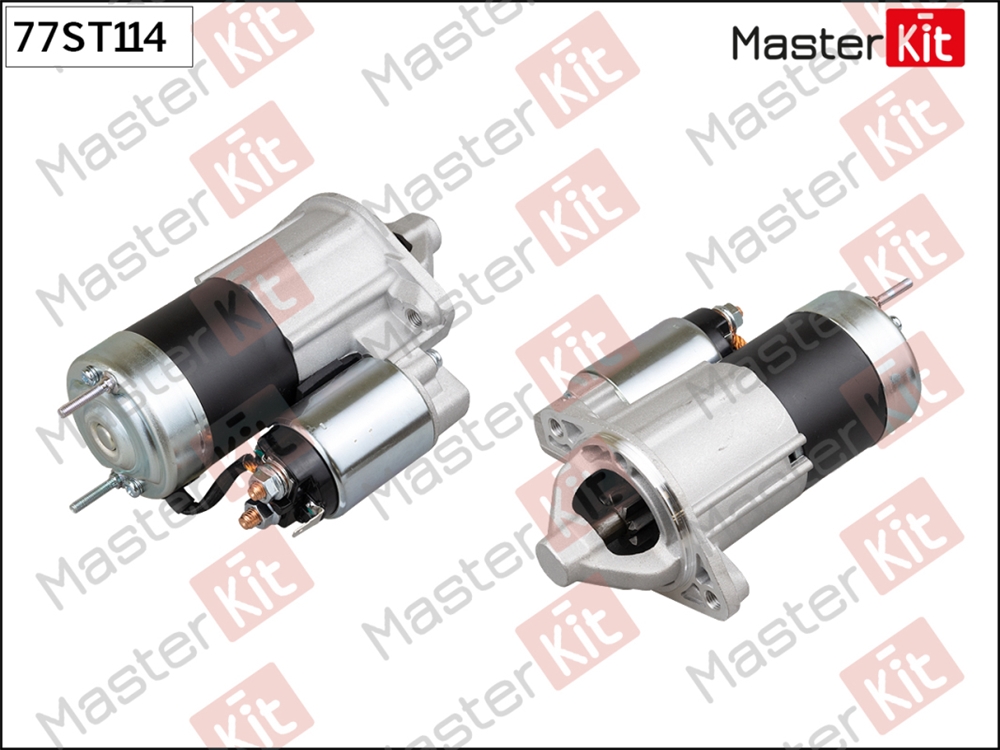 MASTERKIT 77ST114 Стартер Hyundai Santa Fe I(SM) 00-06,Mitsubishi Lancer VII,Outlander I(CU W) 00-13 (1,2kW)
