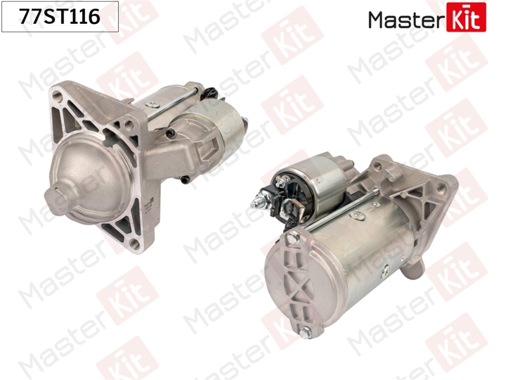 MASTERKIT 77ST116 Стартер Nissan X-Trail(T31) 07-14,Opel Movano B(X62) 10-,Renault Koleos I(HY ) 08- (2,2kW)
