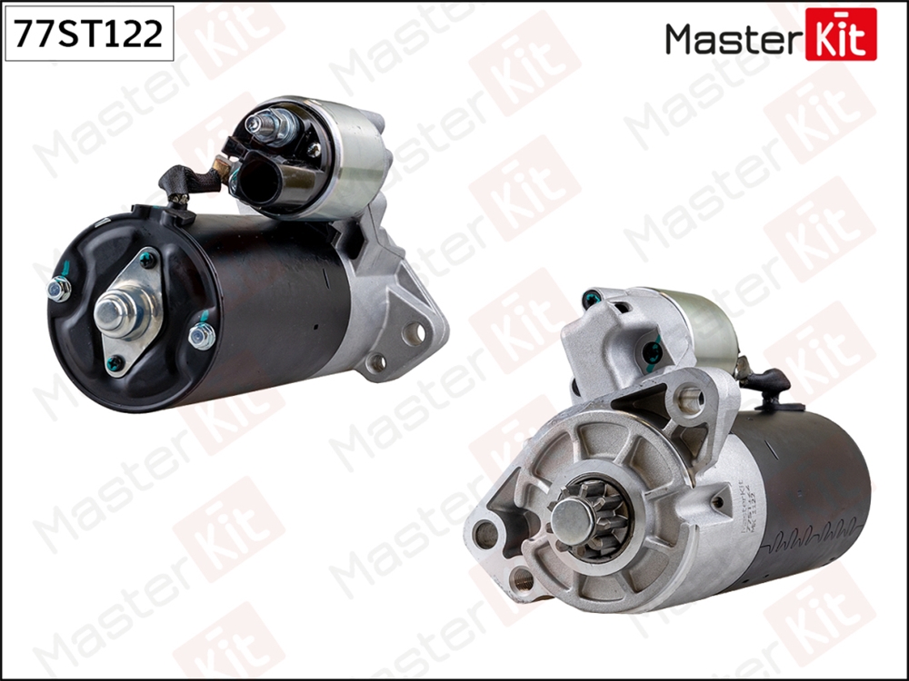 MASTERKIT 77ST122 Стартер Audi Q7(4LB) 06-16,Porsche Cayenne(92A) 10-,VW Touareg(7P5,7P6) 10-18 (2,0kW)