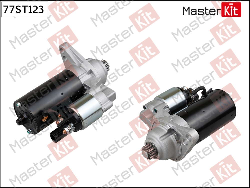 MASTERKIT 77ST123 Стартер AUDI/VW 1.6TDI/2.0TDI 09-