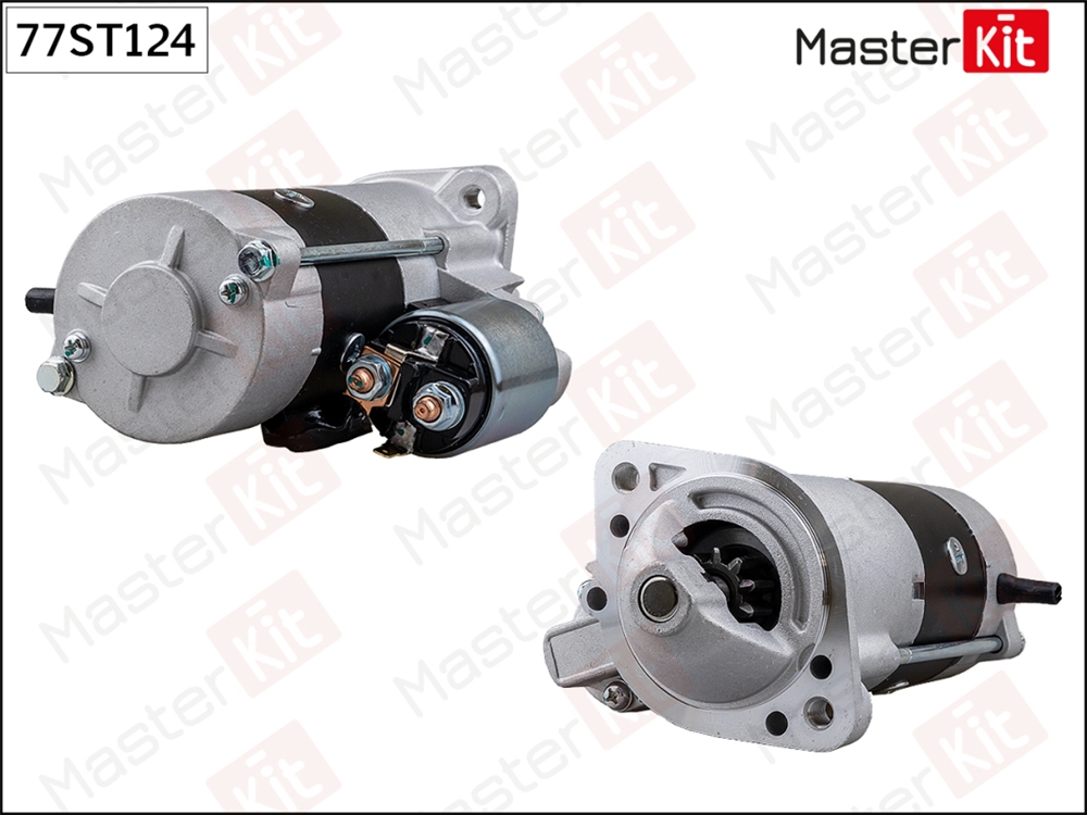 MASTERKIT 77ST124 Стартер Hyundai H-1,Starex(A1) 97-,Mitsubishi L200,Triton(KA T,KB T) 04-15 (2,2kW)