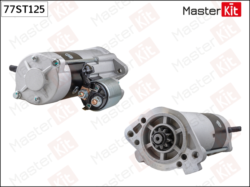 MASTERKIT 77ST125 Стартер MITSUBISHI PAJERO 00-/L200 06- 2.5D/3.2D