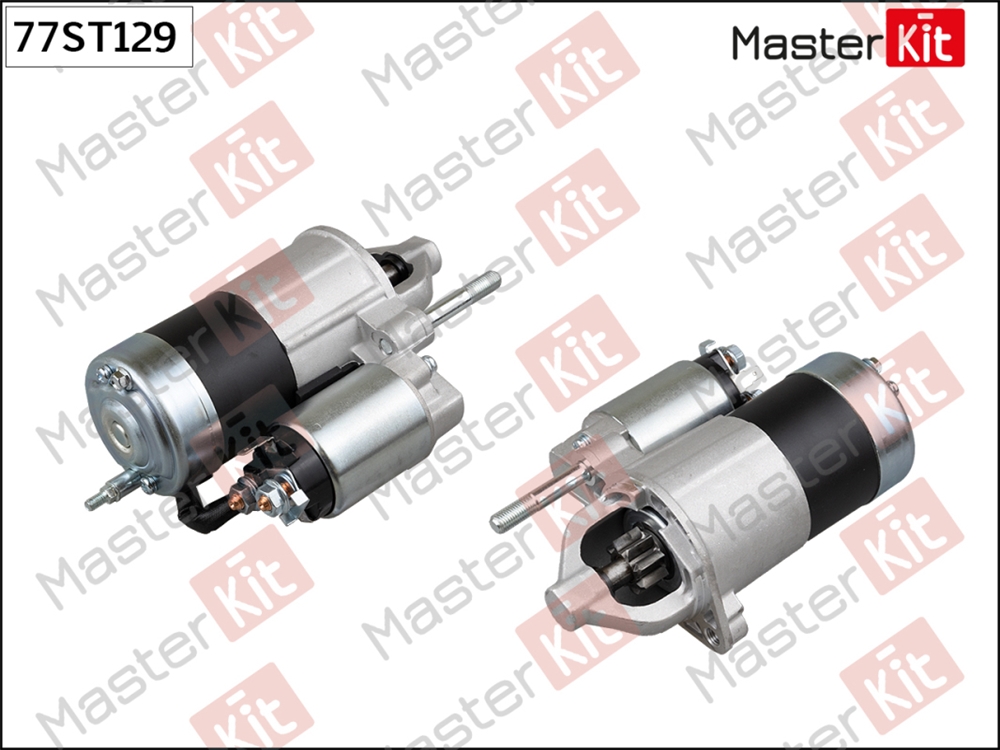 MASTERKIT 77ST129 Стартер Hyundai Tucson(JM) 04-,Kia Opirus(GH),Sportage(JE ,KM ) 03- (1,2kW)