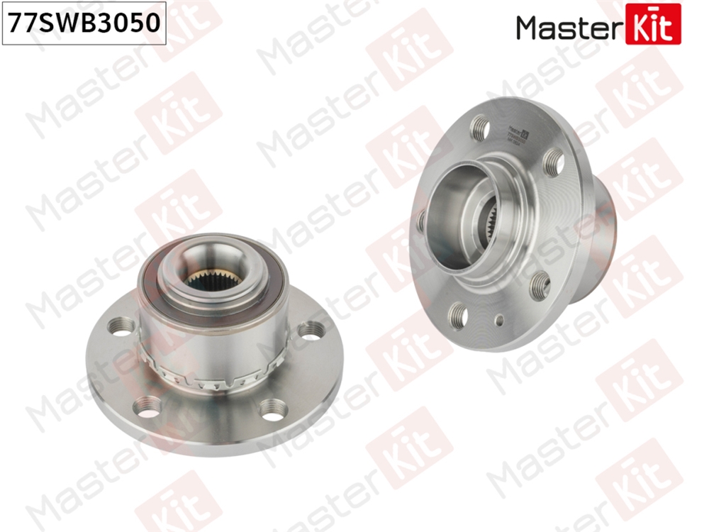 MASTERKIT 77SWB3050 Ступица в сборе с подшипником перед. Audi A1 (8X1, 8XK)/Skoda FABIA III (NJ3)/VW Polo V (