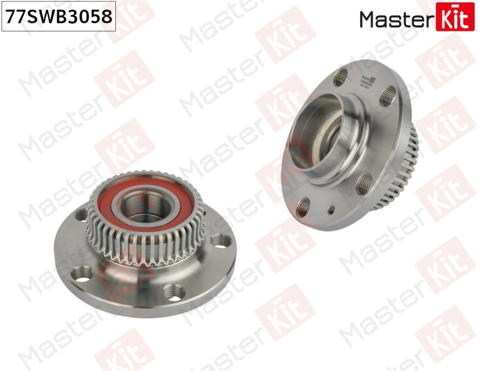 MASTERKIT 77SWB3058 Ступица в сборе с подшипником зад. Audi A3 (8L1)/Skoda OCTAVIA I (1U2, 1U5)/Volkswagen BO